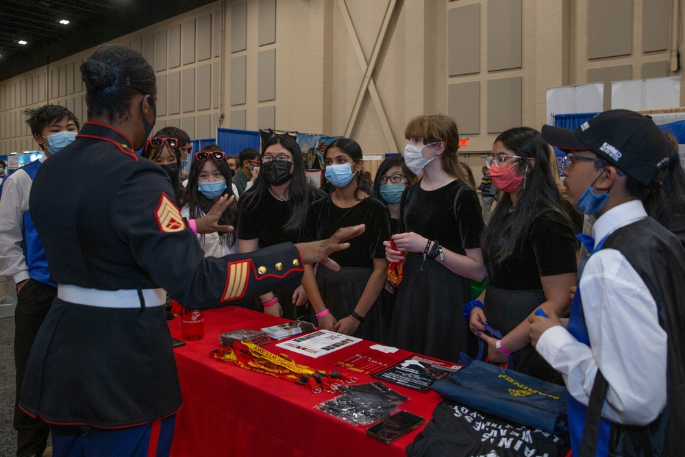 Marines visit Georgia Music Educators Association at Classic Center