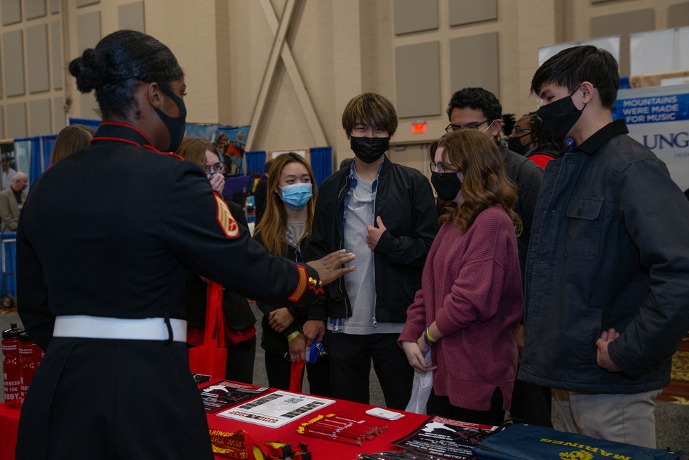 Marines visit Georgia Music Educators Association at Classic Center