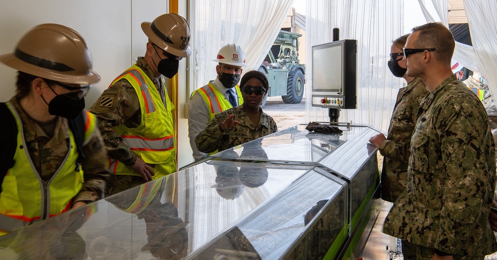 USACE commanding general meets with Navy Seabees and Army engineers