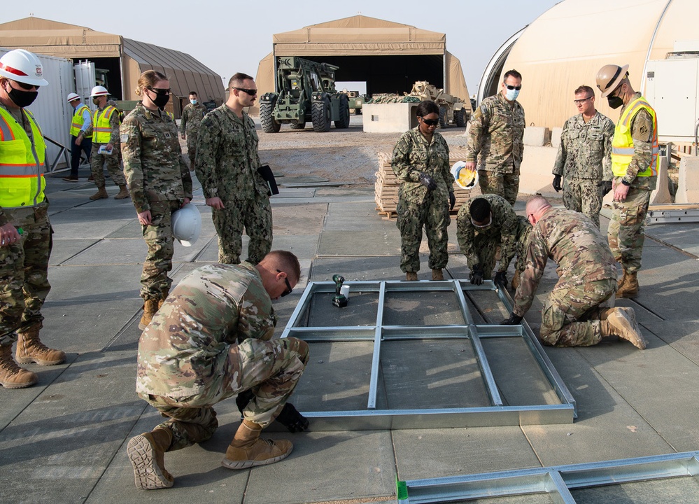 USACE commanding general meets with Navy Seabees and Army engineers