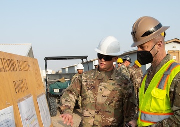 USACE commanding general meets with Navy Seabees and Army engineers