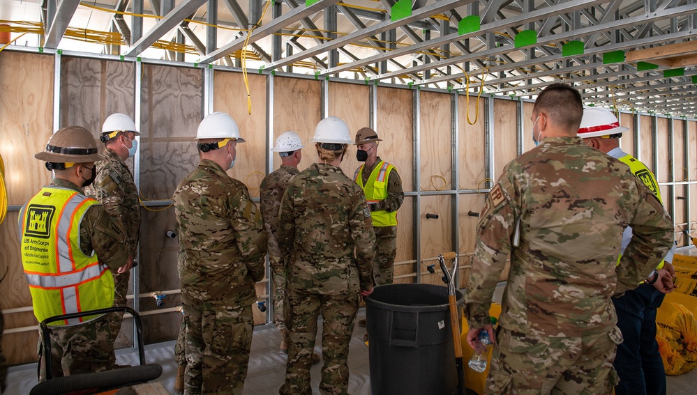 USACE commanding general meets with Navy Seabees and Army engineers