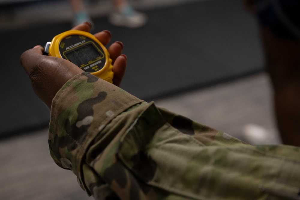 Reservists from Joint Base Charleston conduct PT testing for first time since pandemic