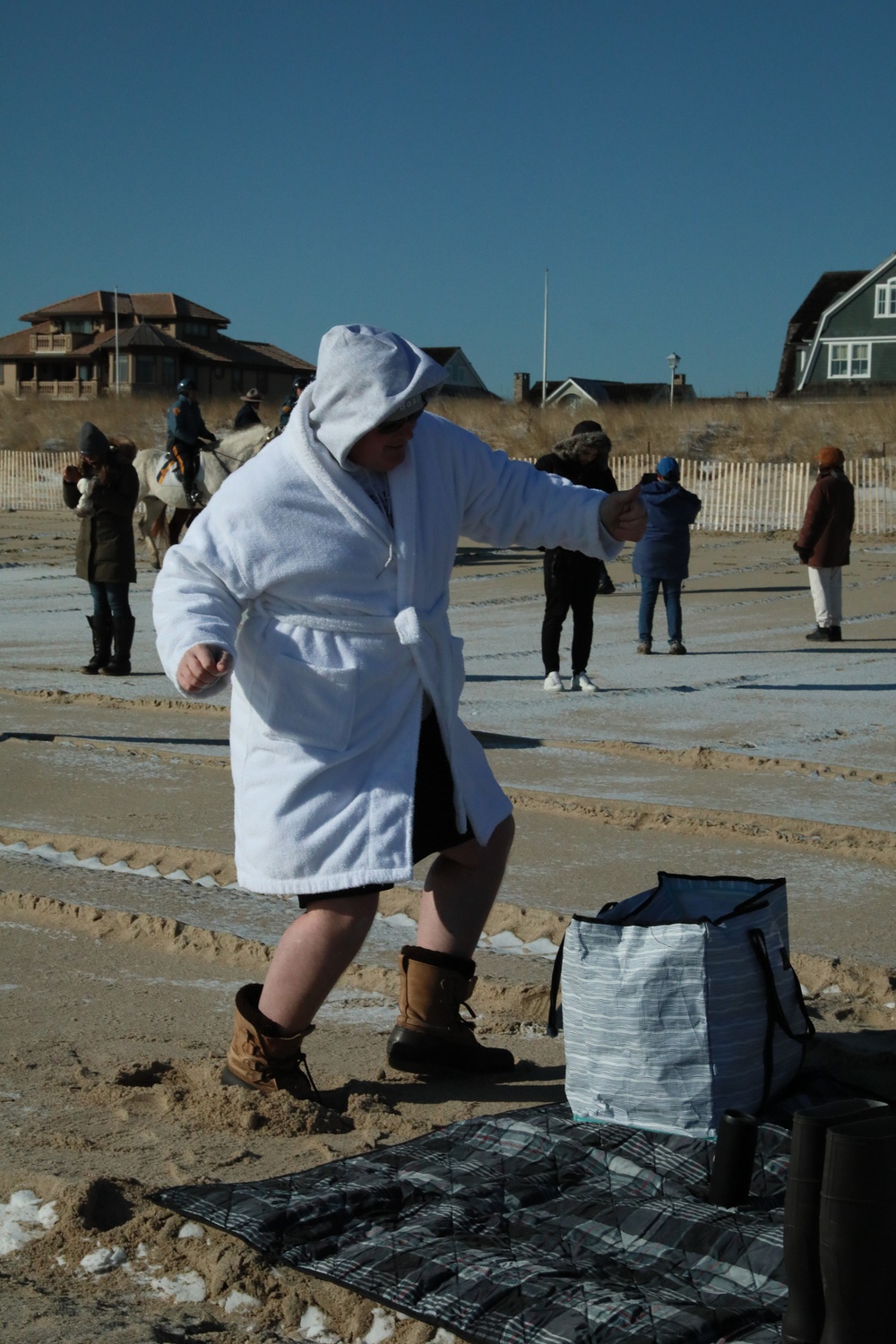 The first annual 1Lt. Juan Fajardo Polar Plunge