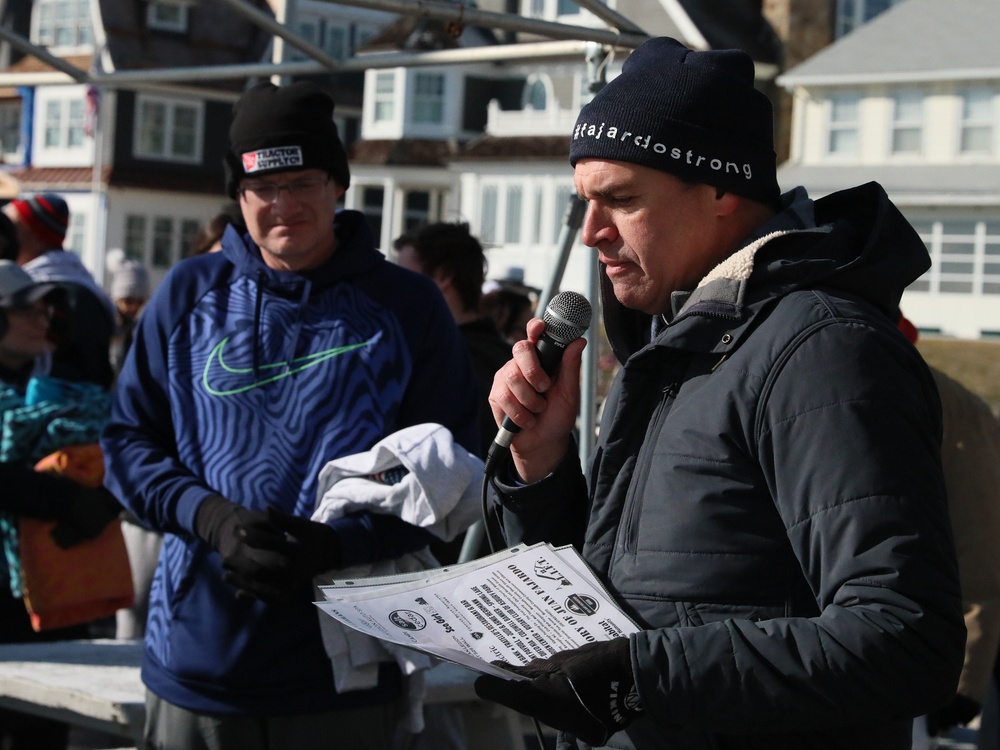 The first annual 1st Lt. Juan Fajardo Polar Plunge