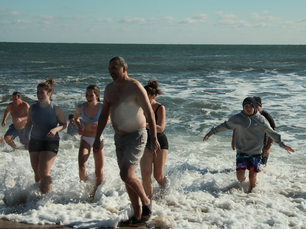 The first annual 1LT Juan Fajardo Polar Plunge