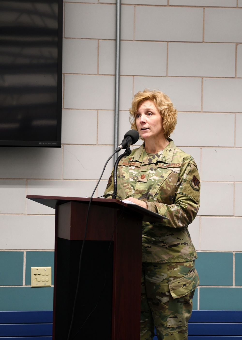 Lt. Col. Katie Gauvin assumes command of the 104th Force Support Squadron