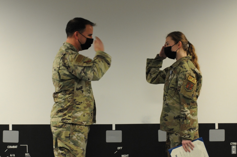 104th Fighter Wing members awarded Commendation Medals, Achievements Medals, CCAF degrees