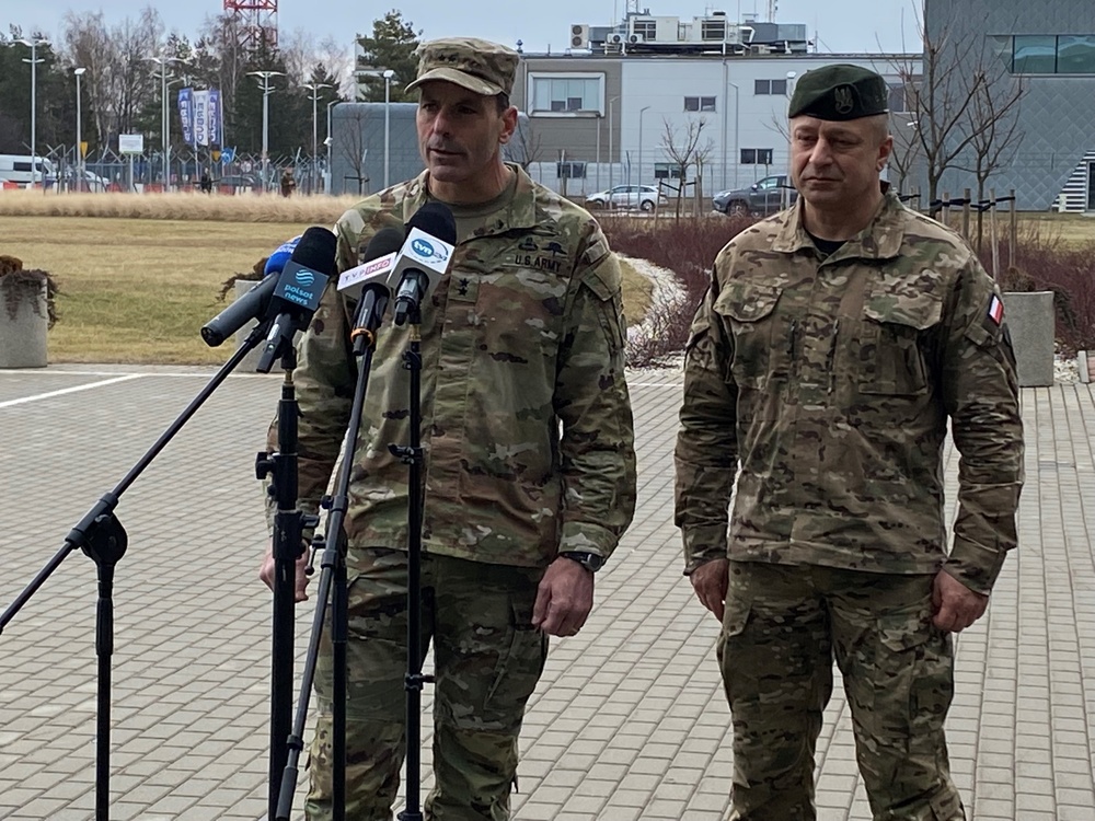 82nd Airborne Division and Polish Armed Forces Media Engagement