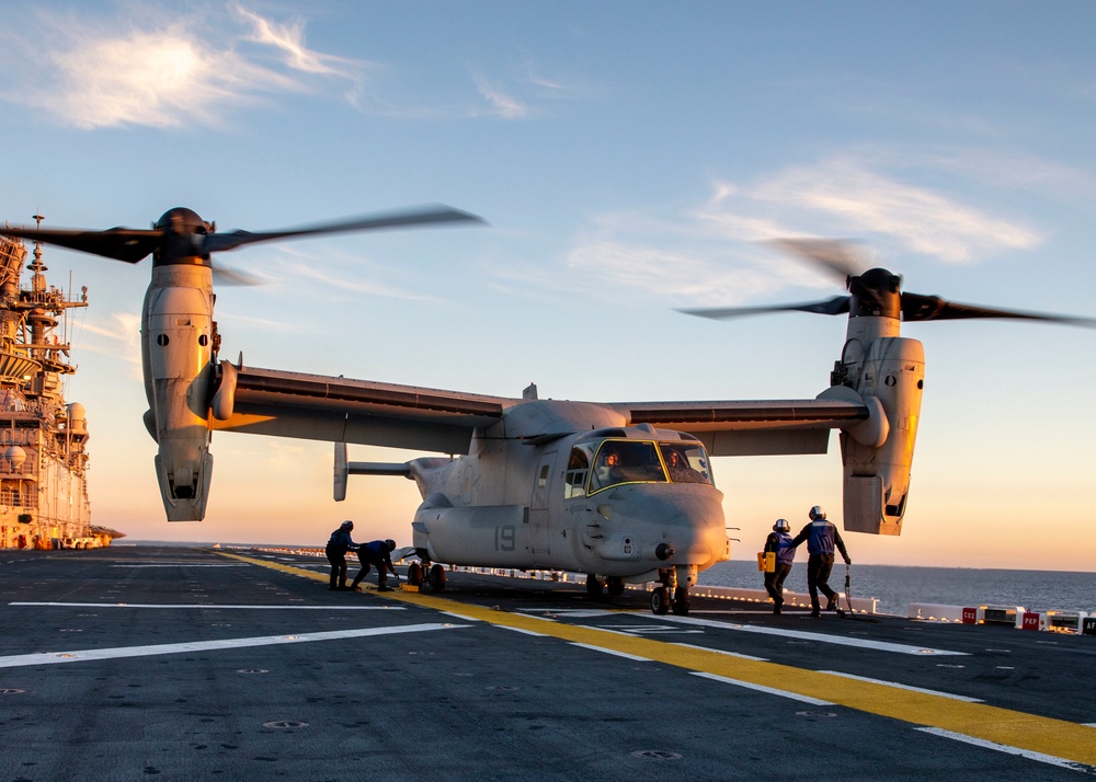 USS Makin Island Flight Operations