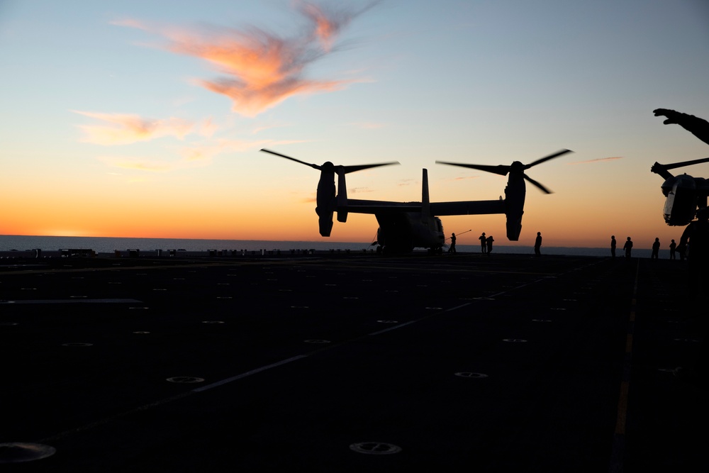 USS Makin Island Flight Operations