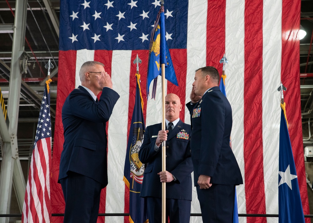 151st Maintenance Group participates in a change of command