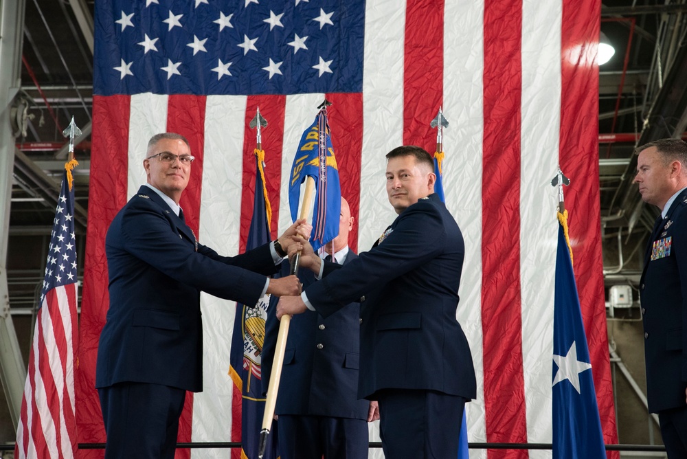 151st Maintenance Group participates in a change of command