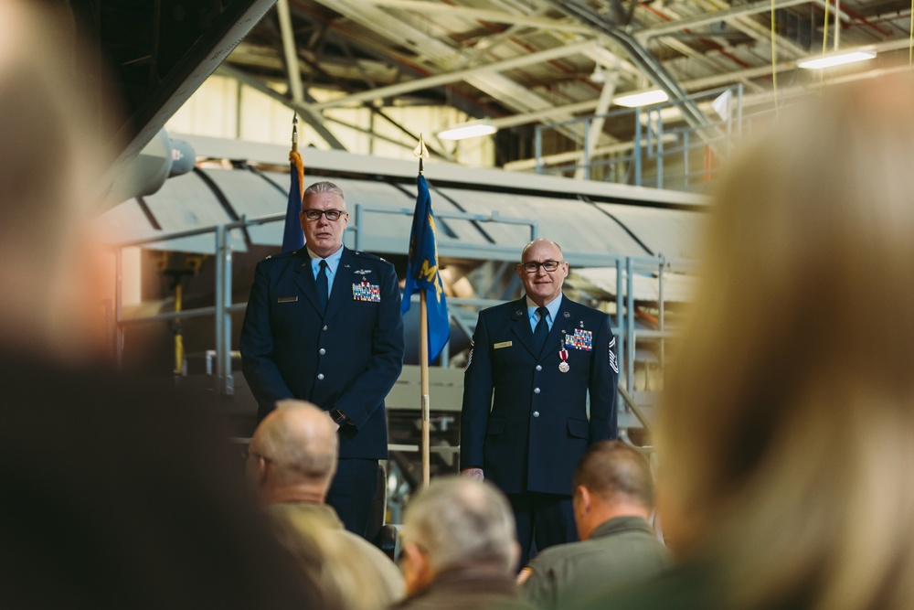 Senior Master Sgt. Stephen Lorenz retires from the 139th Airlift Wing