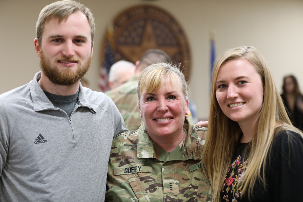 Chief Warrant Officer 4 Kristen D. Guffy and Master Sgt. Donald T. Seymour Retire from Service