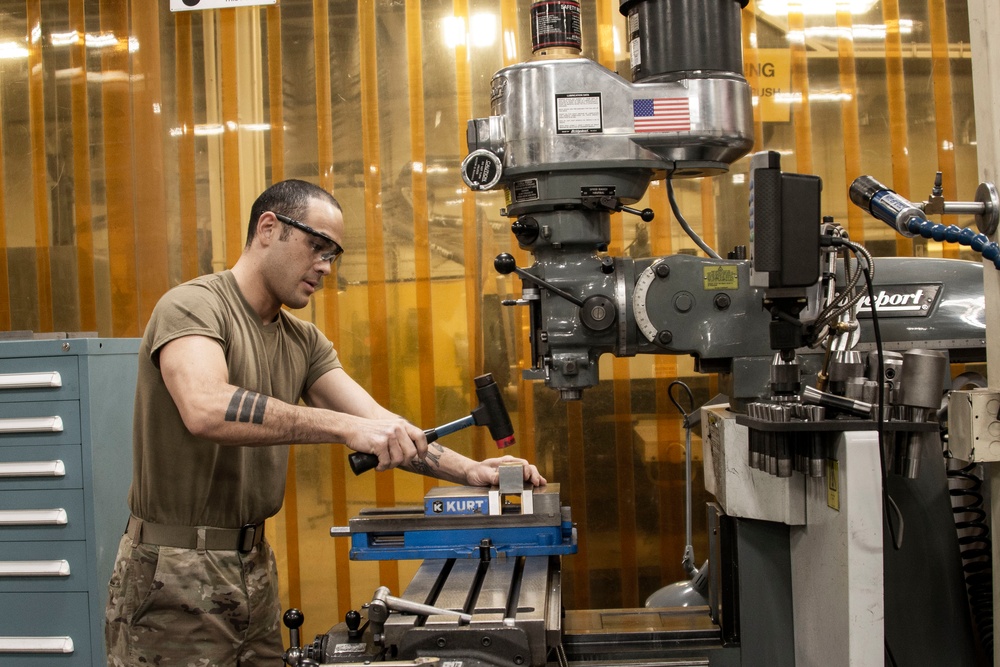 Metals technology technician shapes his place in the 477th Fighter Group