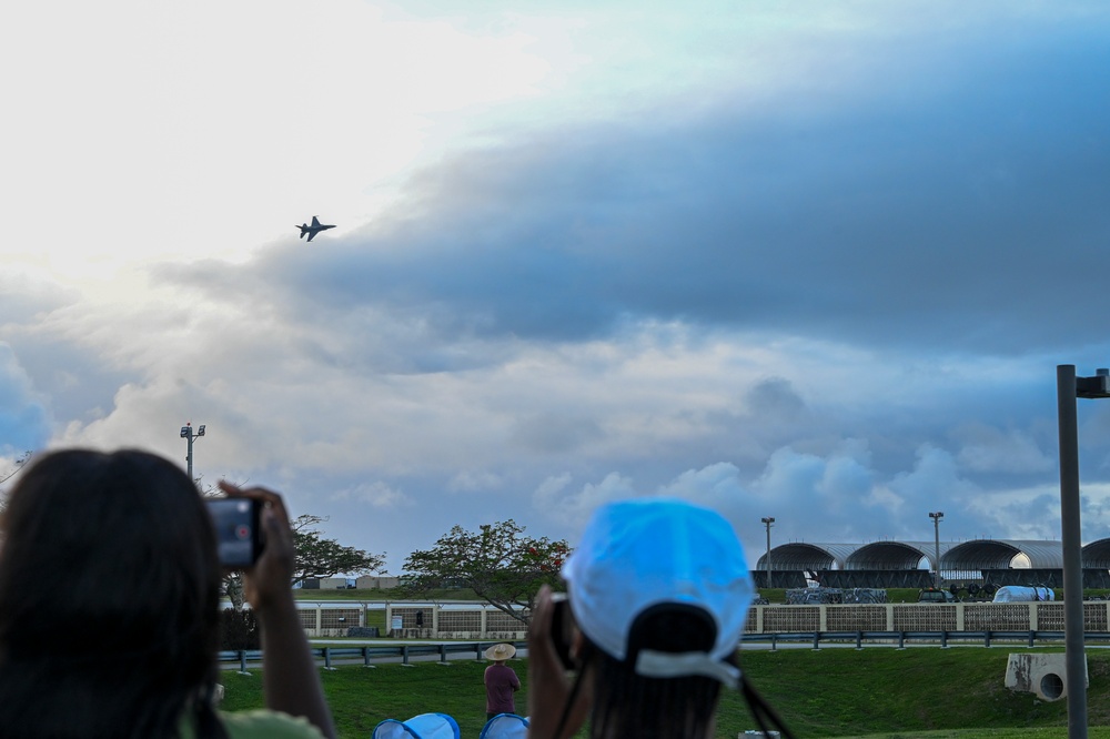 PACAF F-16 DEMO Team visits Guam during Cope North 22