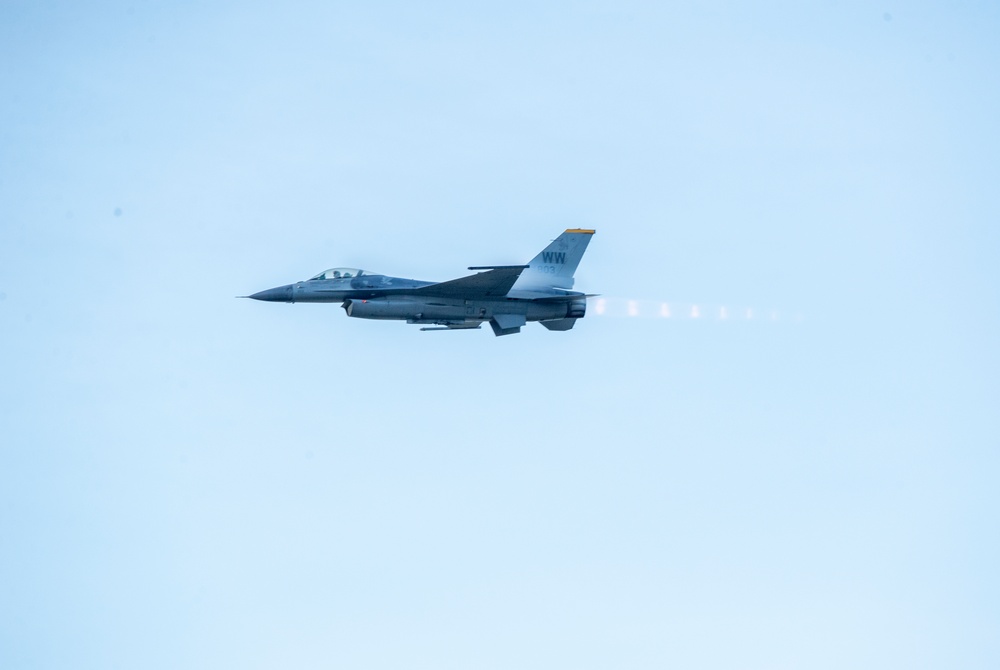 PACAF F-16 DEMO Team visits Guam during Cope North 22