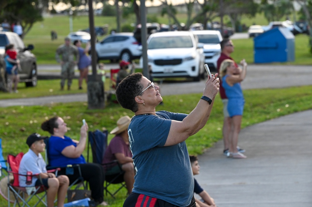 PACAF F-16 DEMO Team visits Guam during Cope North 22