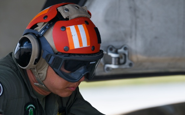 Marines with MALS-12 conduct annual ULT; Marines with VMFA-121 conduct ULT