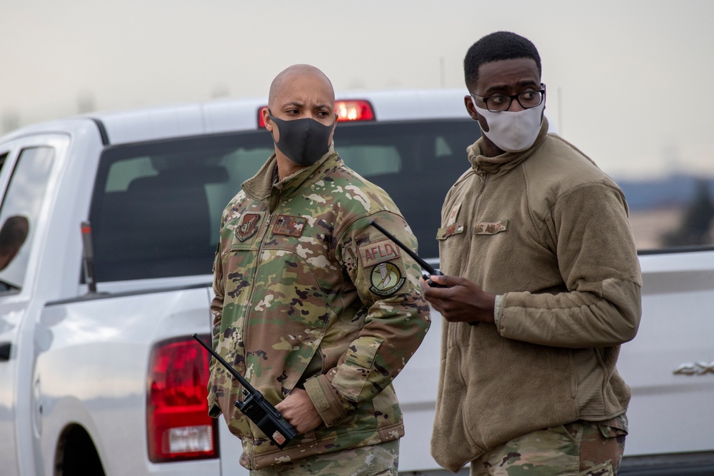 Yokota Airmen conduct an annual Aircraft Arresting System certification