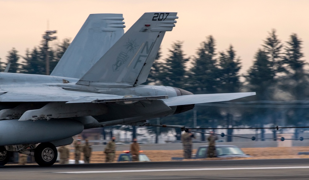 Yokota Airmen conduct an annual Aircraft Arresting System certification