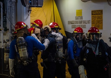 USS America (LHA 6) Conducts General Quarters Drill