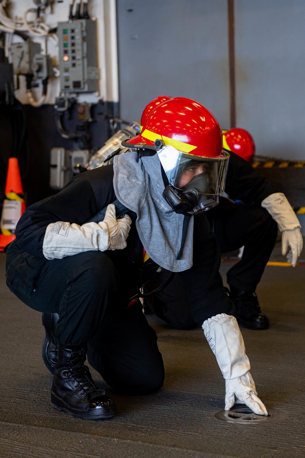 USS America (LHA 6) Conducts General Quarters Drill