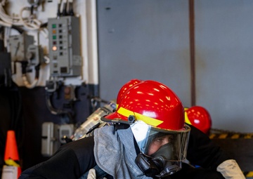 USS America (LHA 6) Conducts General Quarters Drill