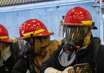 USS America (LHA 6) Conducts General Quarters Drill