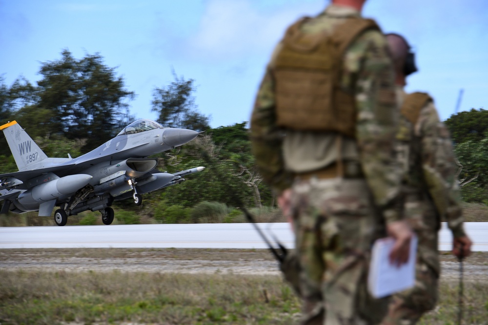 F-16’s participate in Cope North 22