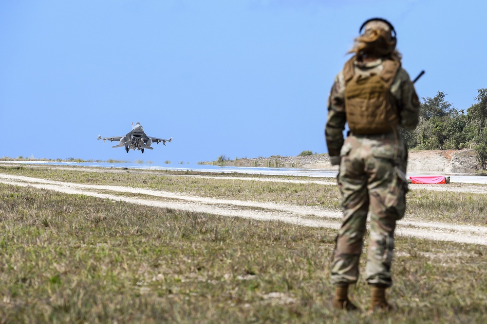 F-16’s participate in Cope North 22