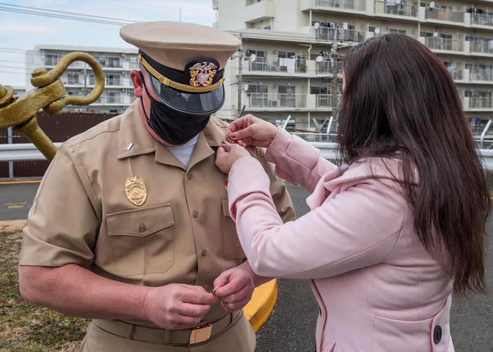 Promotion Ceremony onboard NAF Atsugi