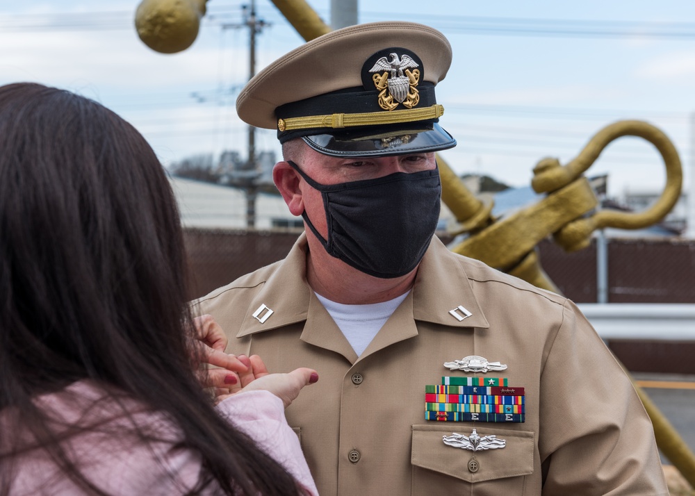 Promotion Ceremony onboard NAF Atsugi