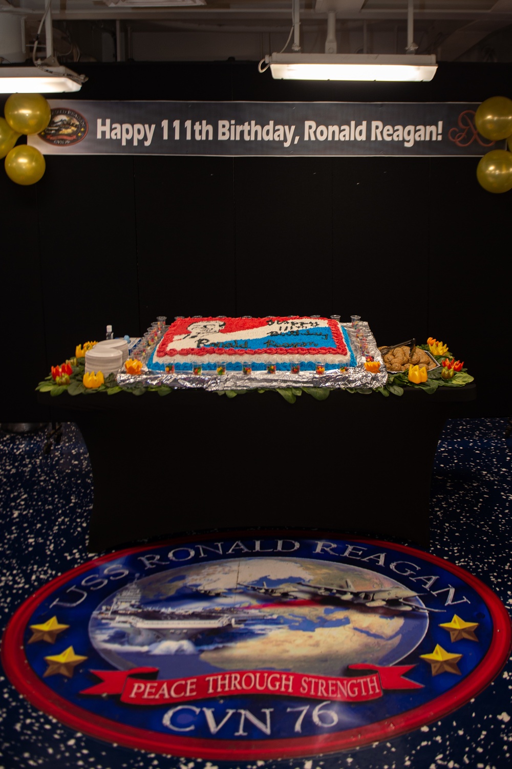 USS Ronald Reagan (CVN 76) Celebrates Ronald Reagan’s Birthday