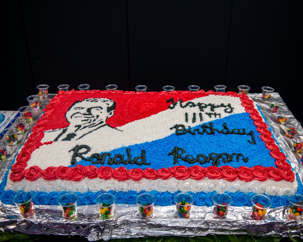 USS Ronald Reagan (CVN 76) Celebrates Ronald Reagan’s Birthday