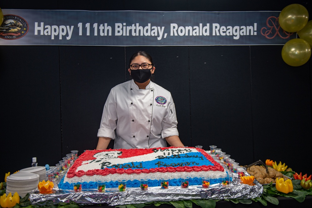 USS Ronald Reagan (CVN 76) Celebrates Ronald Reagan’s Birthday