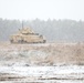 Bradley Fighting Vehicles Train in the Snow at DPTA
