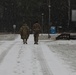 Bradley Fighting Vehicles Train in the Snow at DPTA