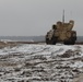 Bradley Fighting Vehicles Train in the Snow at DPTA