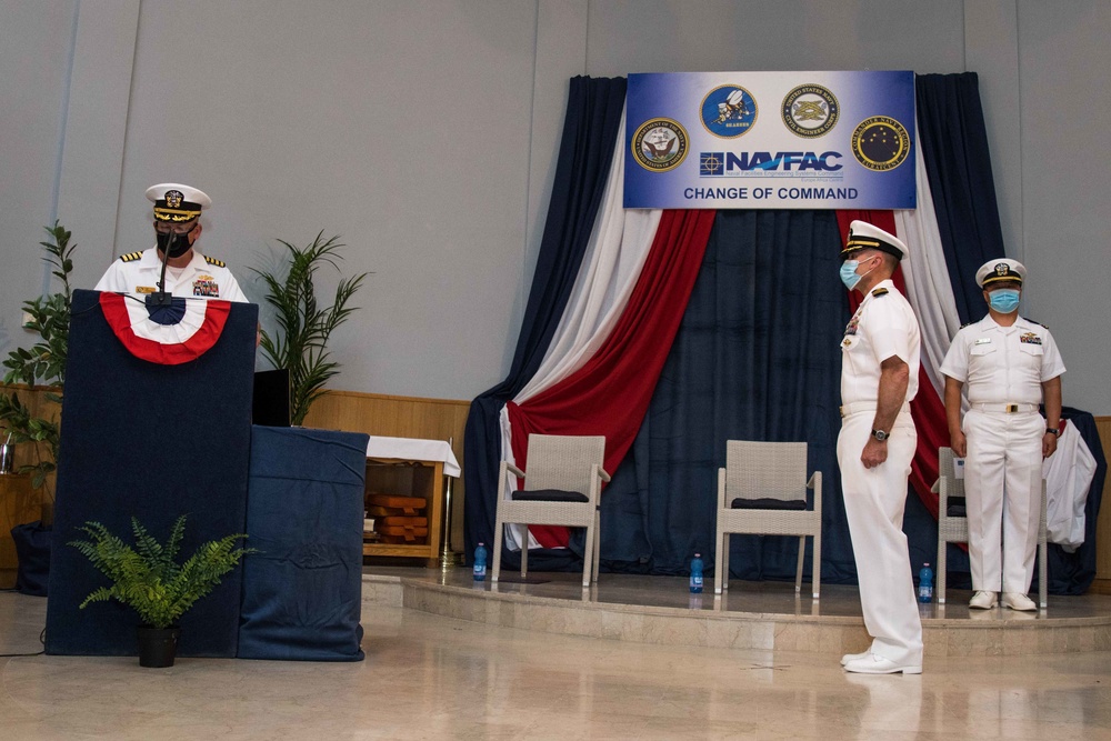 NAVFAC EURAFCENT Change of Command