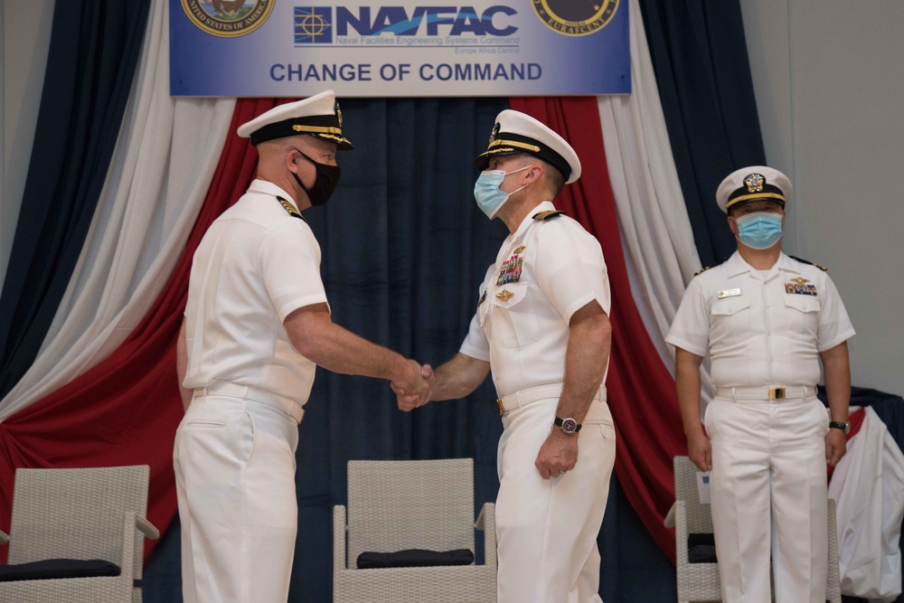 NAVFAC EURAFCENT Change of Command