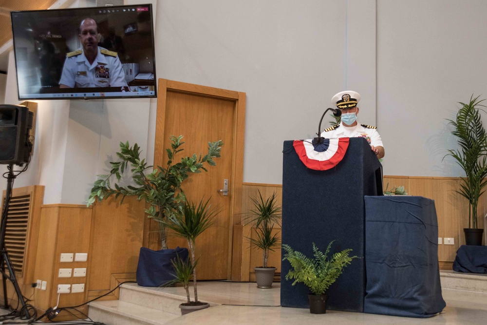 NAVFAC EURAFCENT CHANGE OF COMMAND