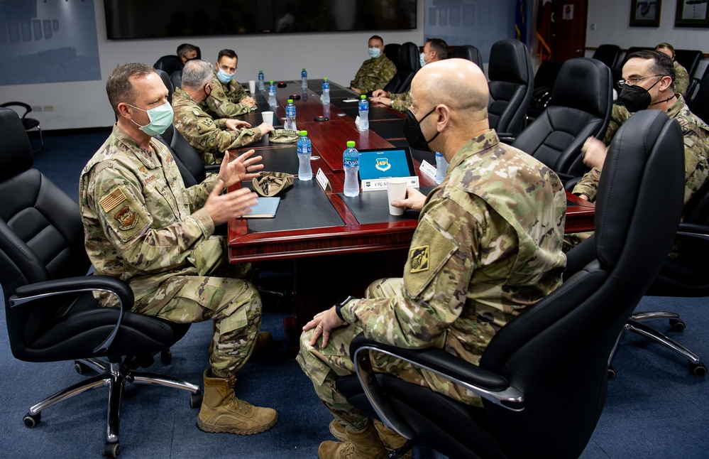 USACE commanding general meets with 386th AEW commander