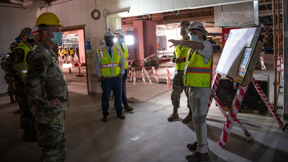 USACE commanding general views construction projects at Ali Al Salem