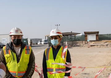 USACE commanding general views construction projects at Ali Al Salem