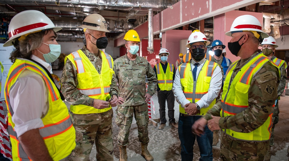 USACE commanding general views construction projects at Ali Al Salem