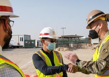USACE commanding general views construction projects at Ali Al Salem
