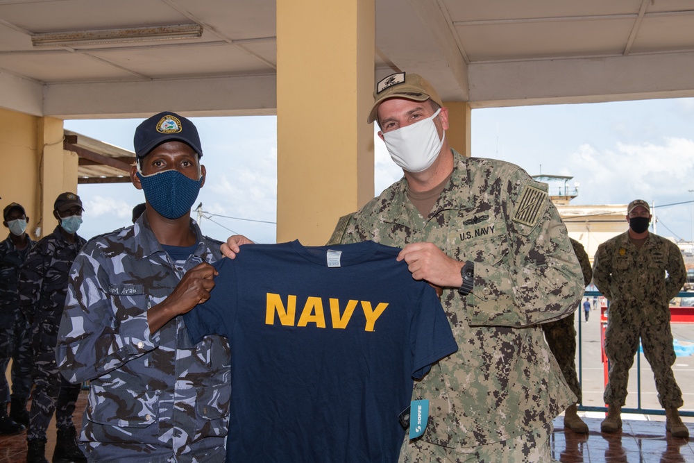 Djiboutian Navy Recruits Graduate MSRON-10's Basic Seamanship Course