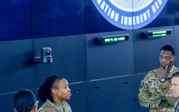 Operation Inherent Resolve commanding general holds town hall for Coalition